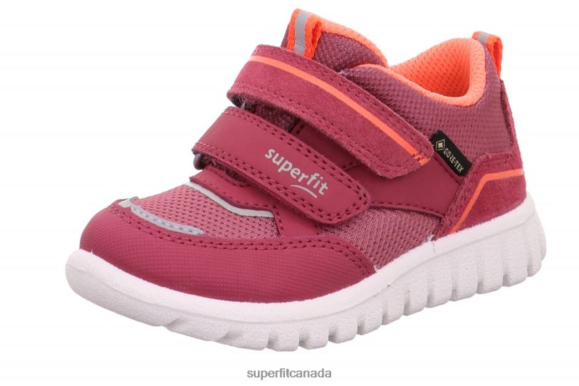 Superfit SPORT7 MINI - Sneakers low with Velcro Fastener Pink/Orange Low Sneakers24FTT322