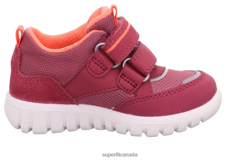 Superfit SPORT7 MINI - Sneakers low with Velcro Fastener Pink/Orange Low Sneakers24FTT322