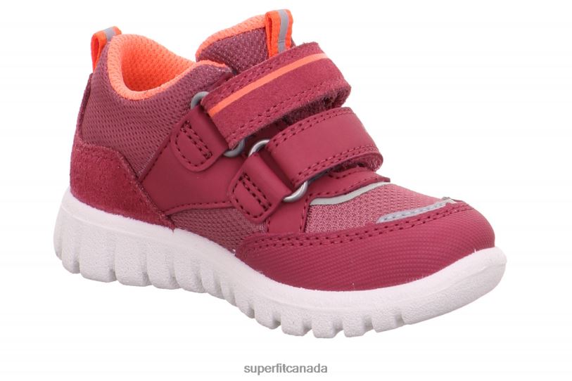Superfit SPORT7 MINI - Sneakers low with Velcro Fastener Pink/Orange Low Sneakers24FTT322