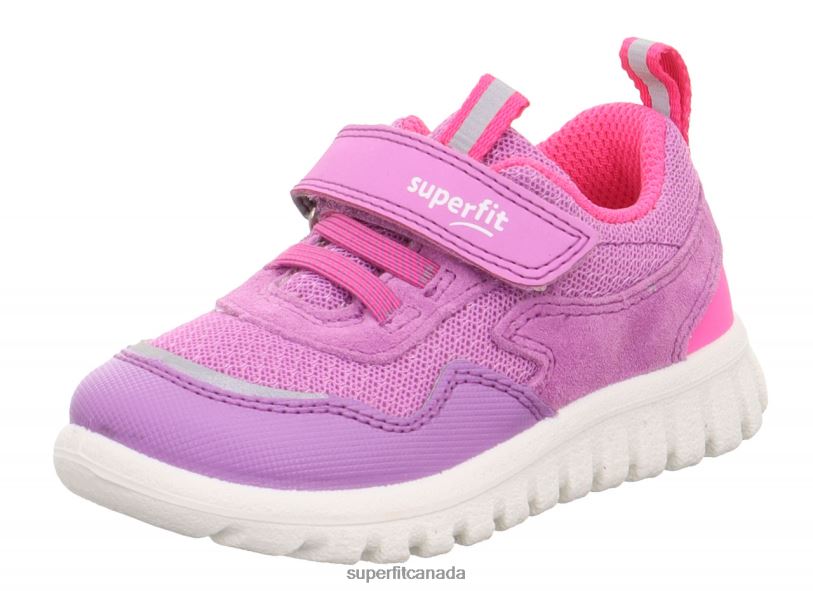 Superfit SPORT7 MINI - Sneakers low with Velcro Fastener Purple/Pink Low Sneakers24FTT250