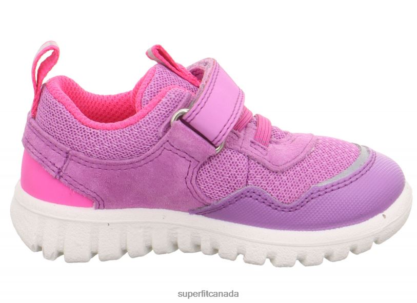 Superfit SPORT7 MINI - Sneakers low with Velcro Fastener Purple/Pink Low Sneakers24FTT250
