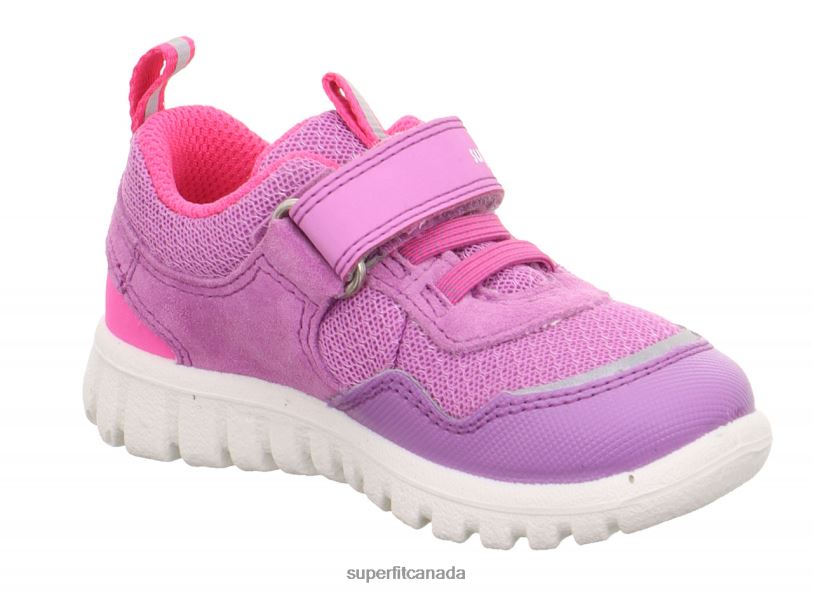 Superfit SPORT7 MINI - Sneakers low with Velcro Fastener Purple/Pink Low Sneakers24FTT250