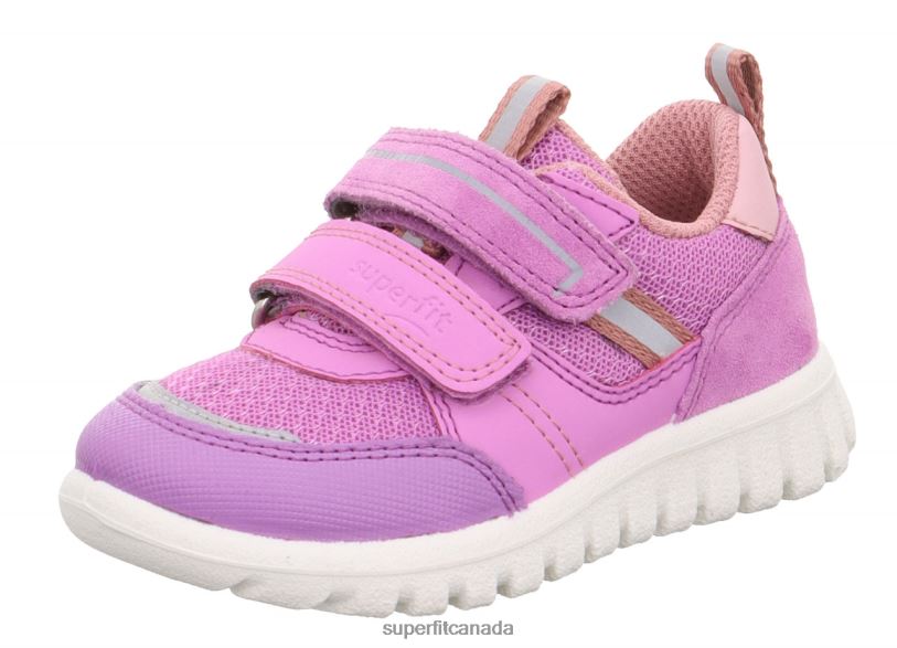 Superfit SPORT7 MINI - Sneakers low with Velcro Fastener Purple/Pink Low Sneakers24FTT338