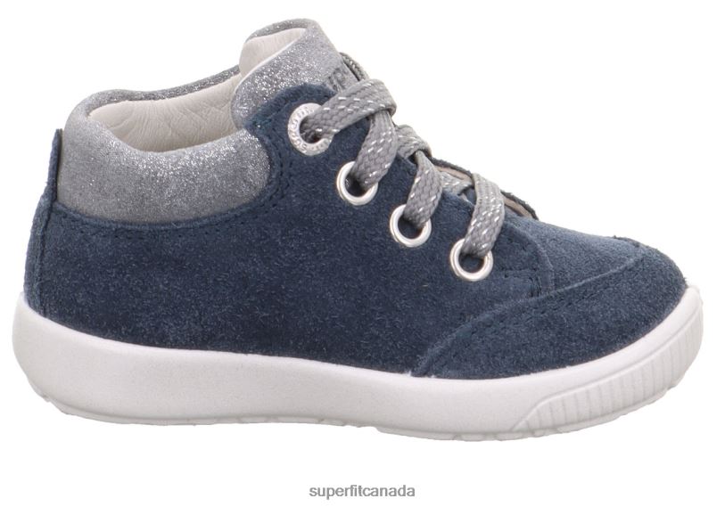 Superfit STARLIGHT - Sneakers low with Lacing Blue/Light grey Low Sneakers24FTT288
