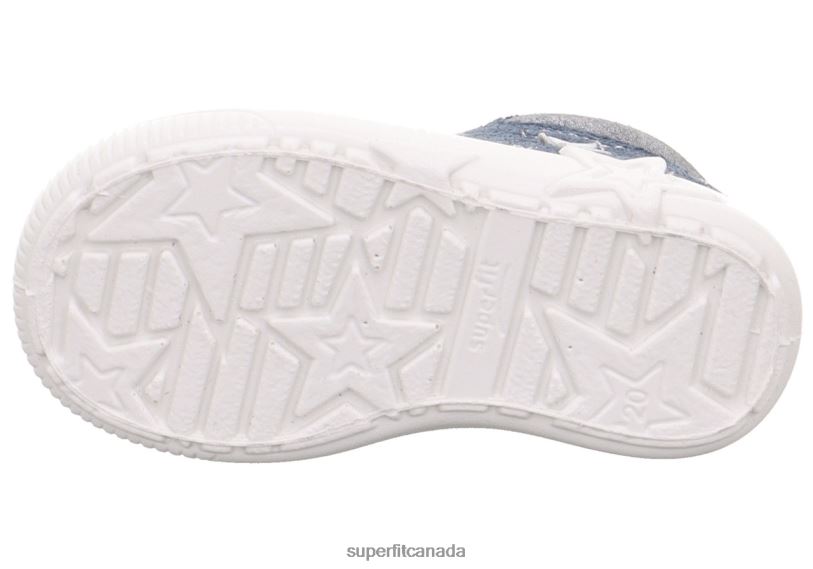 Superfit STARLIGHT - Sneakers low with Lacing Blue/Light grey Low Sneakers24FTT288