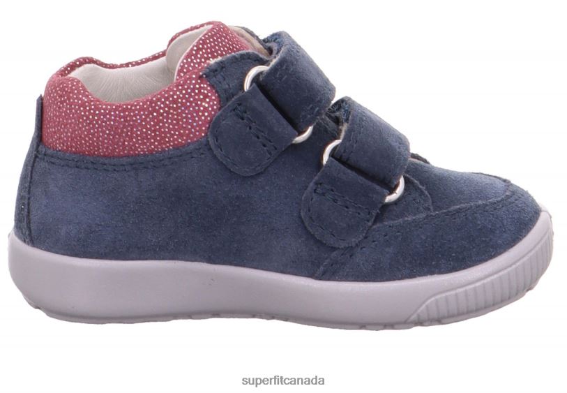 Superfit STARLIGHT - Sneakers low with Velcro Fastener Blue/Pink Low Sneakers24FTT386