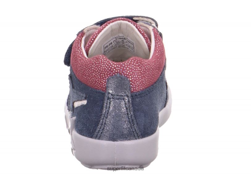 Superfit STARLIGHT - Sneakers low with Velcro Fastener Blue/Pink Low Sneakers24FTT386