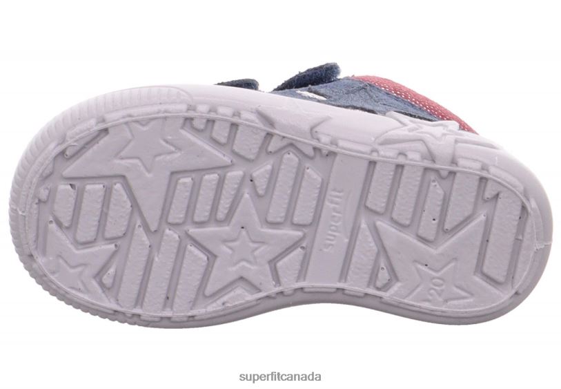 Superfit STARLIGHT - Sneakers low with Velcro Fastener Blue/Pink Low Sneakers24FTT386