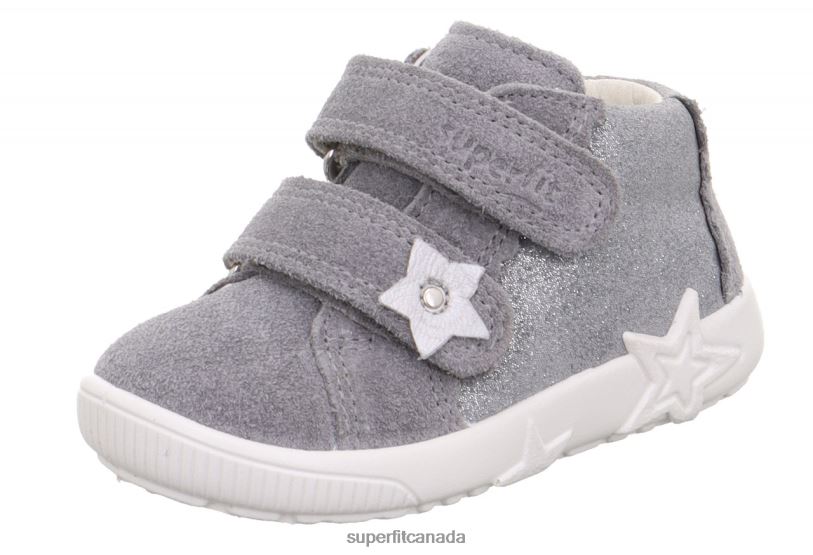 Superfit STARLIGHT - Sneakers low with Velcro Fastener Light Grey Low Sneakers24FTT271