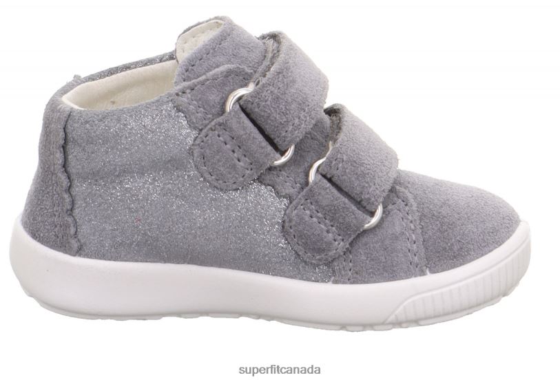 Superfit STARLIGHT - Sneakers low with Velcro Fastener Light Grey Low Sneakers24FTT271