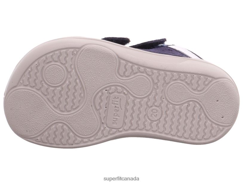 Superfit SUPERFREE - Sneakers low with Velcro Fastener Blue/White Low Sneakers24FTT351