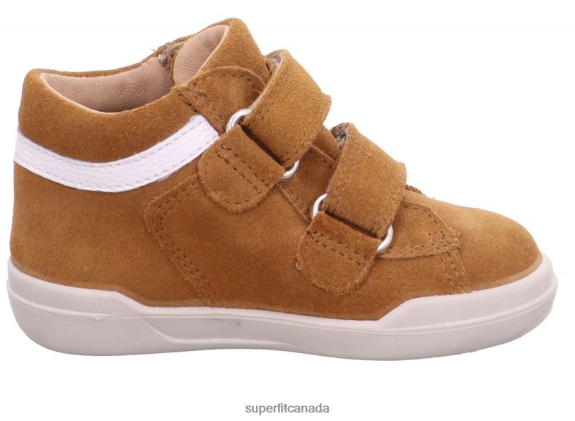 Superfit SUPERFREE - Sneakers low with Velcro Fastener Brown/White Low Sneakers24FTT280