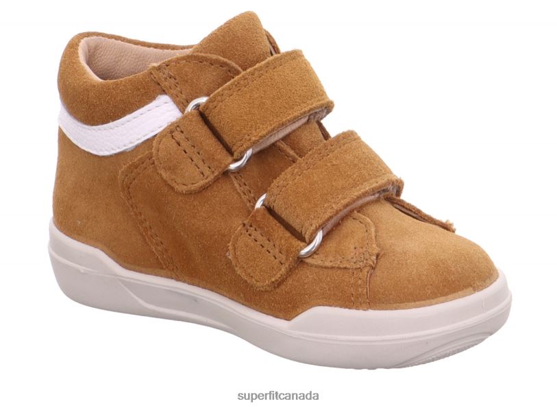 Superfit SUPERFREE - Sneakers low with Velcro Fastener Brown/White Low Sneakers24FTT280