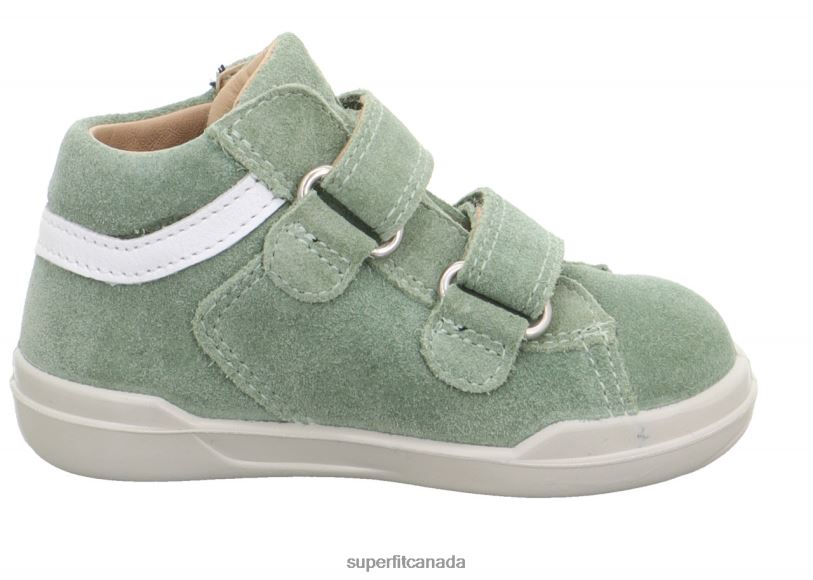 Superfit SUPERFREE - Sneakers low with Velcro Fastener Light Green/White Low Sneakers24FTT300