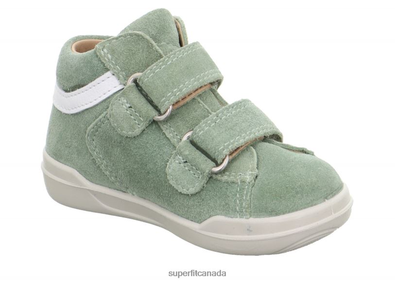 Superfit SUPERFREE - Sneakers low with Velcro Fastener Light Green/White Low Sneakers24FTT300