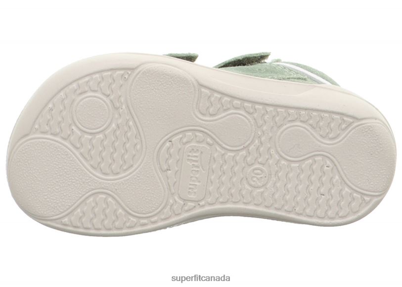 Superfit SUPERFREE - Sneakers low with Velcro Fastener Light Green/White Low Sneakers24FTT300