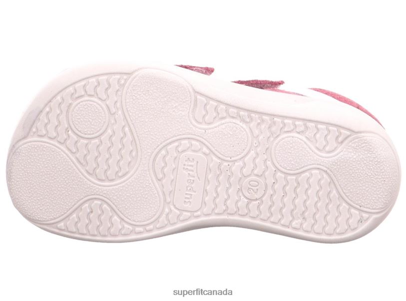 Superfit SUPERFREE - Sneakers low with Velcro Fastener Pink/White Low Sneakers24FTT394