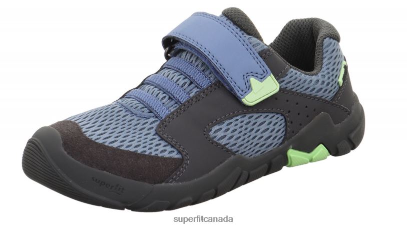 Superfit TRACE - Sneakers low with Velcro Fastener Blue/Grey Low Sneakers24FTT544