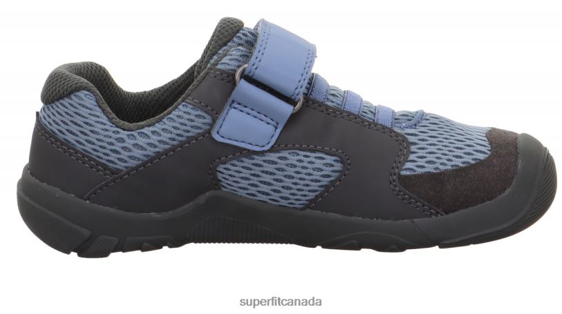 Superfit TRACE - Sneakers low with Velcro Fastener Blue/Grey Low Sneakers24FTT544