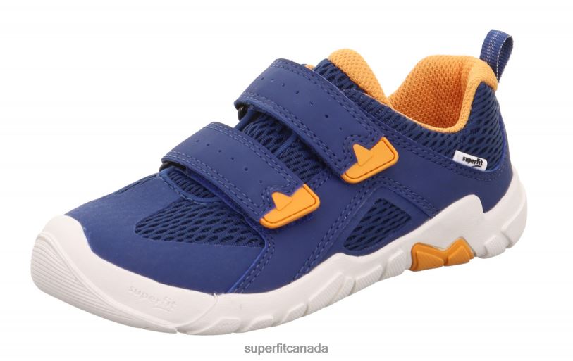 Superfit TRACE - Sneakers low with Velcro Fastener Blue/Orange Low Sneakers24FTT540