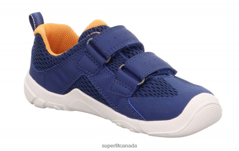 Superfit TRACE - Sneakers low with Velcro Fastener Blue/Orange Low Sneakers24FTT540