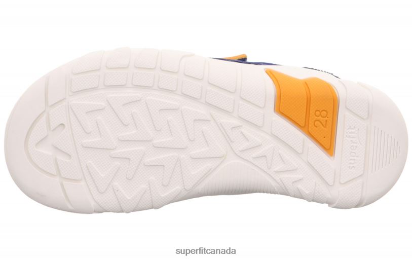 Superfit TRACE - Sneakers low with Velcro Fastener Blue/Orange Low Sneakers24FTT540