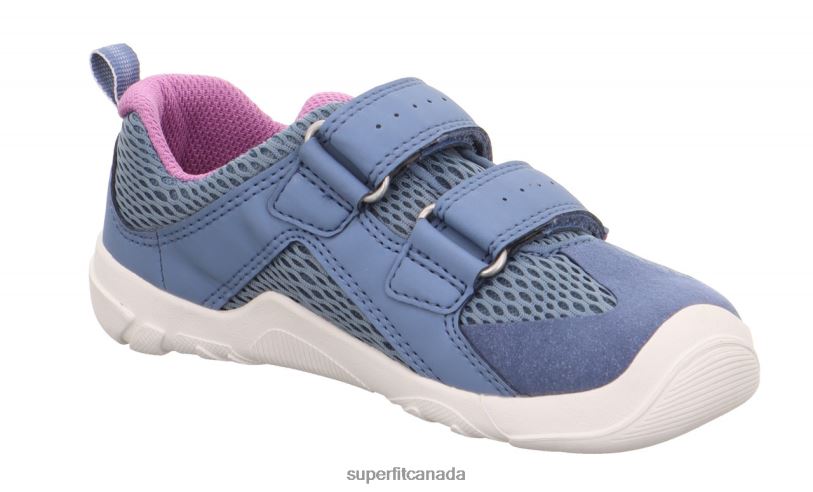 Superfit TRACE - Sneakers low with Velcro Fastener Blue/Purple Low Sneakers24FTT547