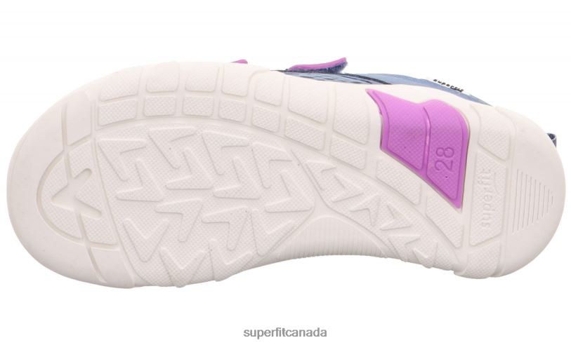 Superfit TRACE - Sneakers low with Velcro Fastener Blue/Purple Low Sneakers24FTT547