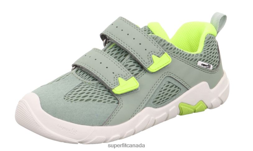 Superfit TRACE - Sneakers low with Velcro Fastener Light Green/Yellow Low Sneakers24FTT543