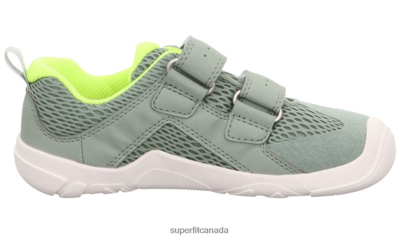 Superfit TRACE - Sneakers low with Velcro Fastener Light Green/Yellow Low Sneakers24FTT543