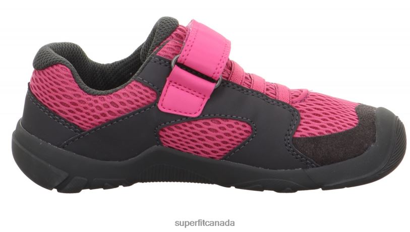 Superfit TRACE - Sneakers low with Velcro Fastener Pink/Grey Low Sneakers24FTT545