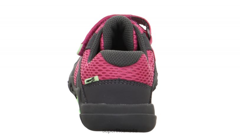 Superfit TRACE - Sneakers low with Velcro Fastener Pink/Grey Low Sneakers24FTT545