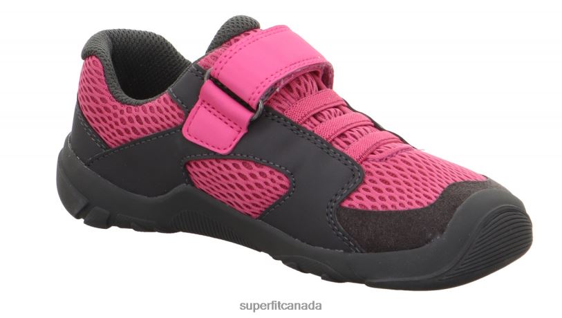 Superfit TRACE - Sneakers low with Velcro Fastener Pink/Grey Low Sneakers24FTT545
