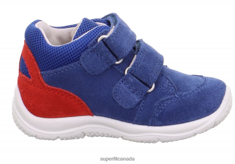 Superfit UNIVERSE - Sneakers low with Velcro Fastener Blue/Red Low Sneakers24FTT343