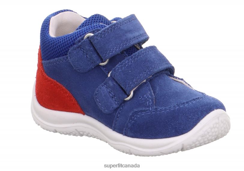 Superfit UNIVERSE - Sneakers low with Velcro Fastener Blue/Red Low Sneakers24FTT343