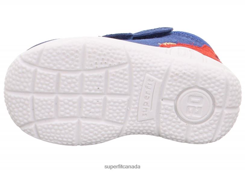 Superfit UNIVERSE - Sneakers low with Velcro Fastener Blue/Red Low Sneakers24FTT343