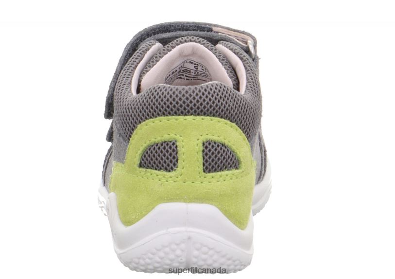 Superfit UNIVERSE - Sneakers low with Velcro Fastener Grey/Green Low Sneakers24FTT311