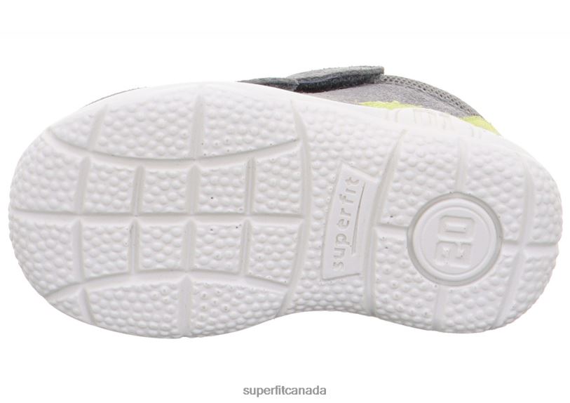 Superfit UNIVERSE - Sneakers low with Velcro Fastener Grey/Green Low Sneakers24FTT311