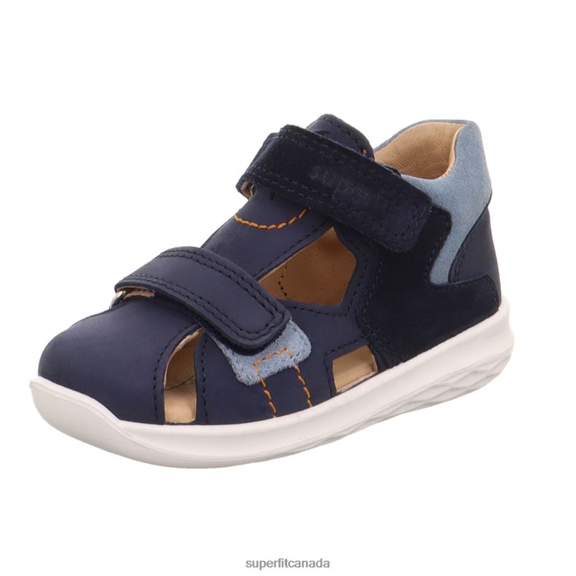 Superfit BUMBLEBEE - Sandal with Velcro Fastener Blue Sandals24FTT171