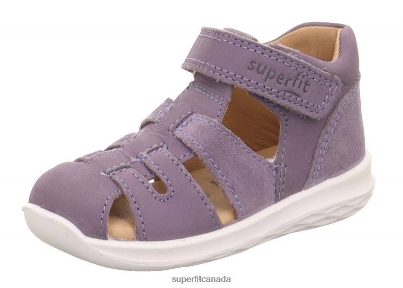 Superfit BUMBLEBEE - Sandal with Velcro Fastener Purple Sandals24FTT194