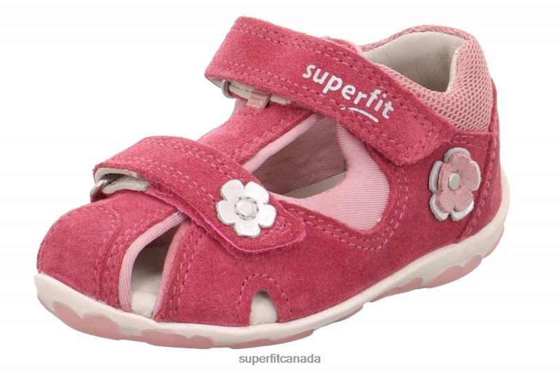 Superfit FANNI - Sandal with Velcro Fastener Pink Sandals24FTT217