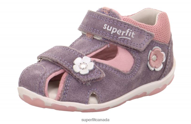 Superfit FANNI - Sandal with Velcro Fastener Purple/Pink Sandals24FTT177