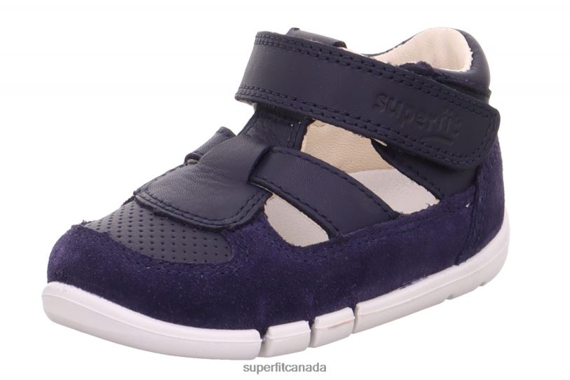 Superfit FLEXY - Sandal with Velcro Fastener Blue Sandals24FTT233