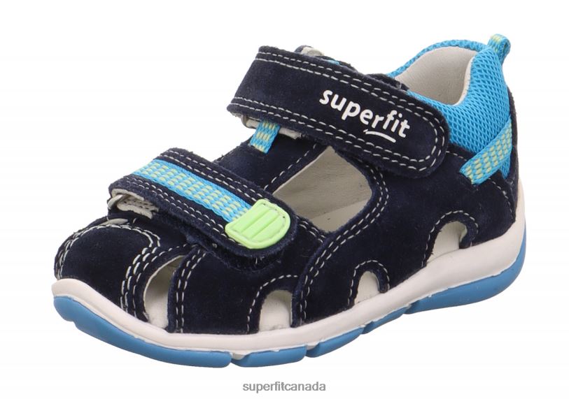 Superfit FREDDY - Sandal with Velcro Fastener Blue/Turquoise Sandals24FTT211