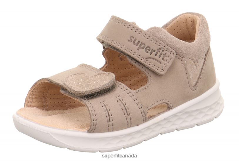 Superfit LAGOON - Sandal with Velcro Fastener Beige Sandals24FTT226