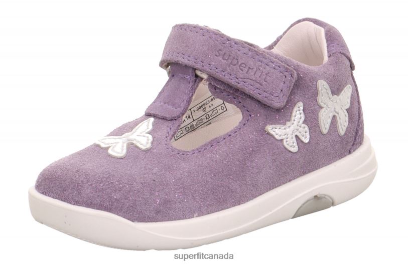 Superfit LILLO - Sneakers low with Velcro Fastener Purple Sandals24FTT210