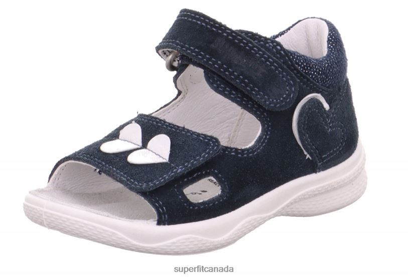 Superfit POLLY - Sandal with Velcro Fastener Blue Sandals24FTT209