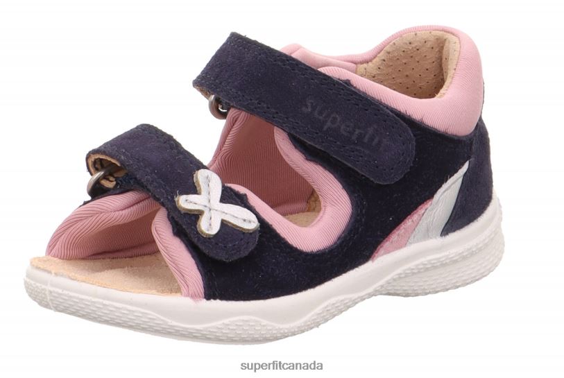 Superfit POLLY - Sandal with Velcro Fastener Blue Sandals24FTT218