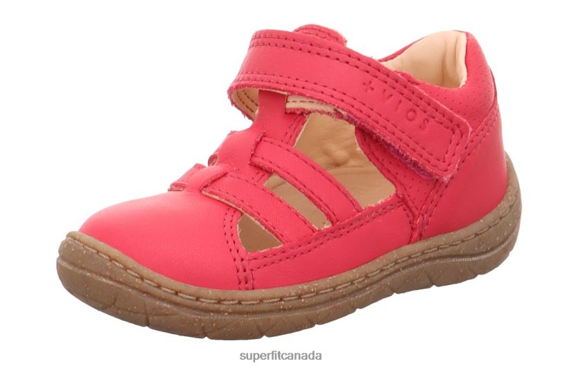 Superfit SUPIX - Sandal with Velcro Fastener Red/Pink Sandals24FTT202