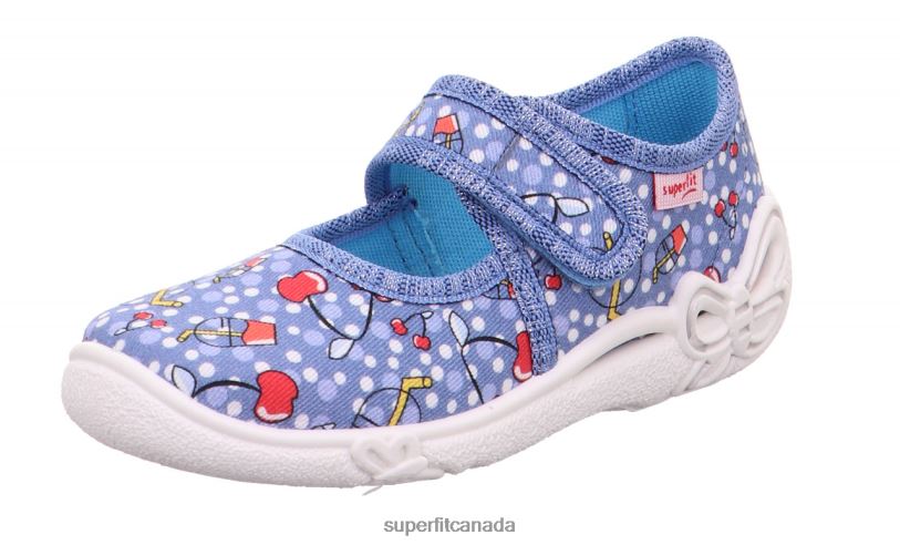 Superfit BELINDA - Slipper with Velcro Fastener Blue/Red Slippers24FTT13